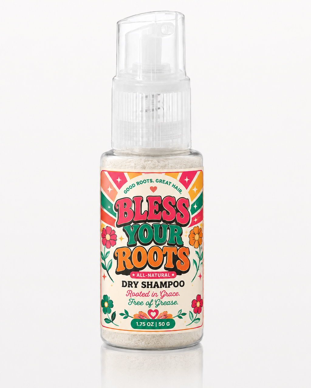 All natural dry shampoo, non- aerosol